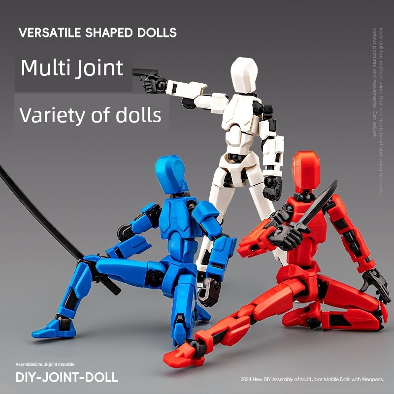 dummy 13 action figure Búp bê di chuyển chung Dummy13 thế hệ thứ 3 21 màu 3d In hình Robot đồ chơi g