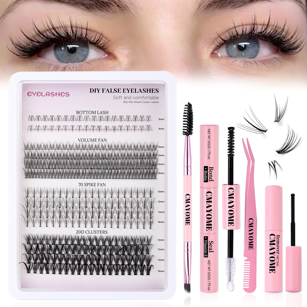 Cụm đơn Bán chạy Bán chạy 360 cụm công suất lớn Lông mi giả bay chéo Mô phỏng dày 5-16mm Lông mi có 