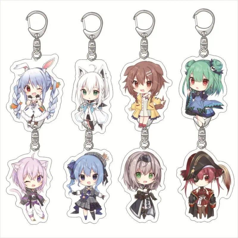6CM Virtual Anchor Hololive Anime Figures Cosplay Móc khóa Inugami Korone Usada Pekora Sakura Miko H