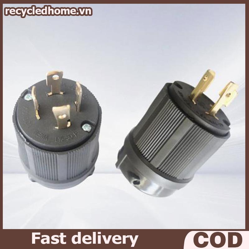 RC 30A NEMA L15-30P L15-30R Cắm Chuyển Đổi Nguồn Lực Hạng Nặng Sử Dụng Công Nghiệp VN