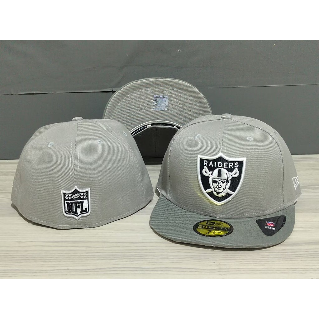7843318 Mũ Thể Thao Oakland Raiders 49ers Đội Cotton Thêu Hoàn Toàn Kín Unisex KÍCH THƯỚC Nắp