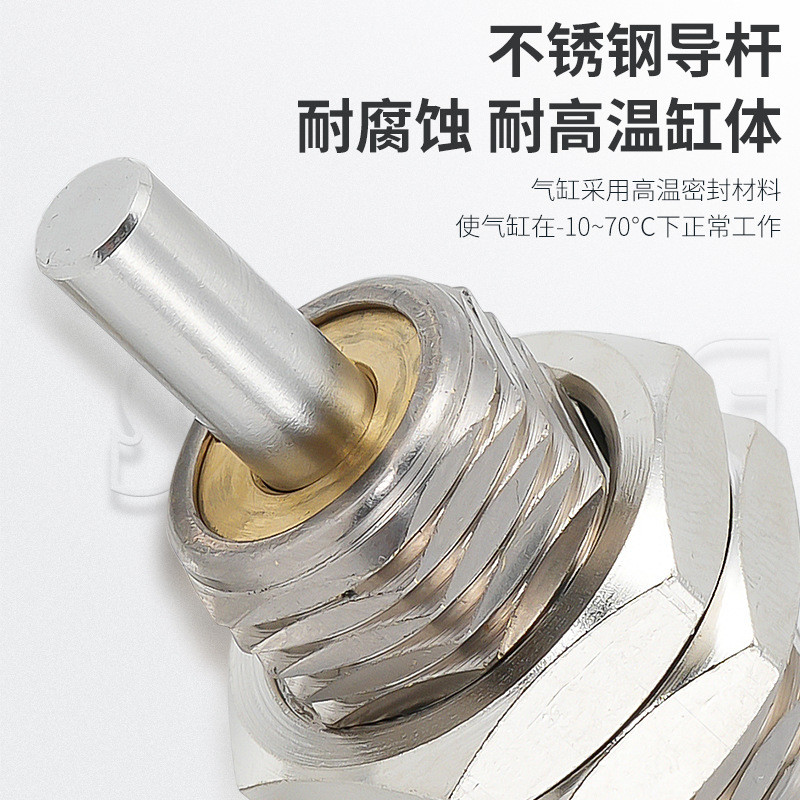 Xi lanh loại kim ren Mini nam khí nén nhỏ CJPB6 / 10-MPE5 * 10X15X20-B / CJPS16 * 10 CKF5