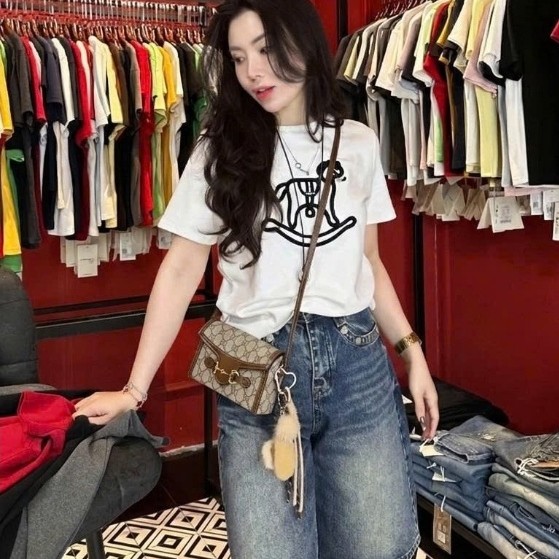 Quần short nữ ngắn ngang gối chất jean loại 1 M360