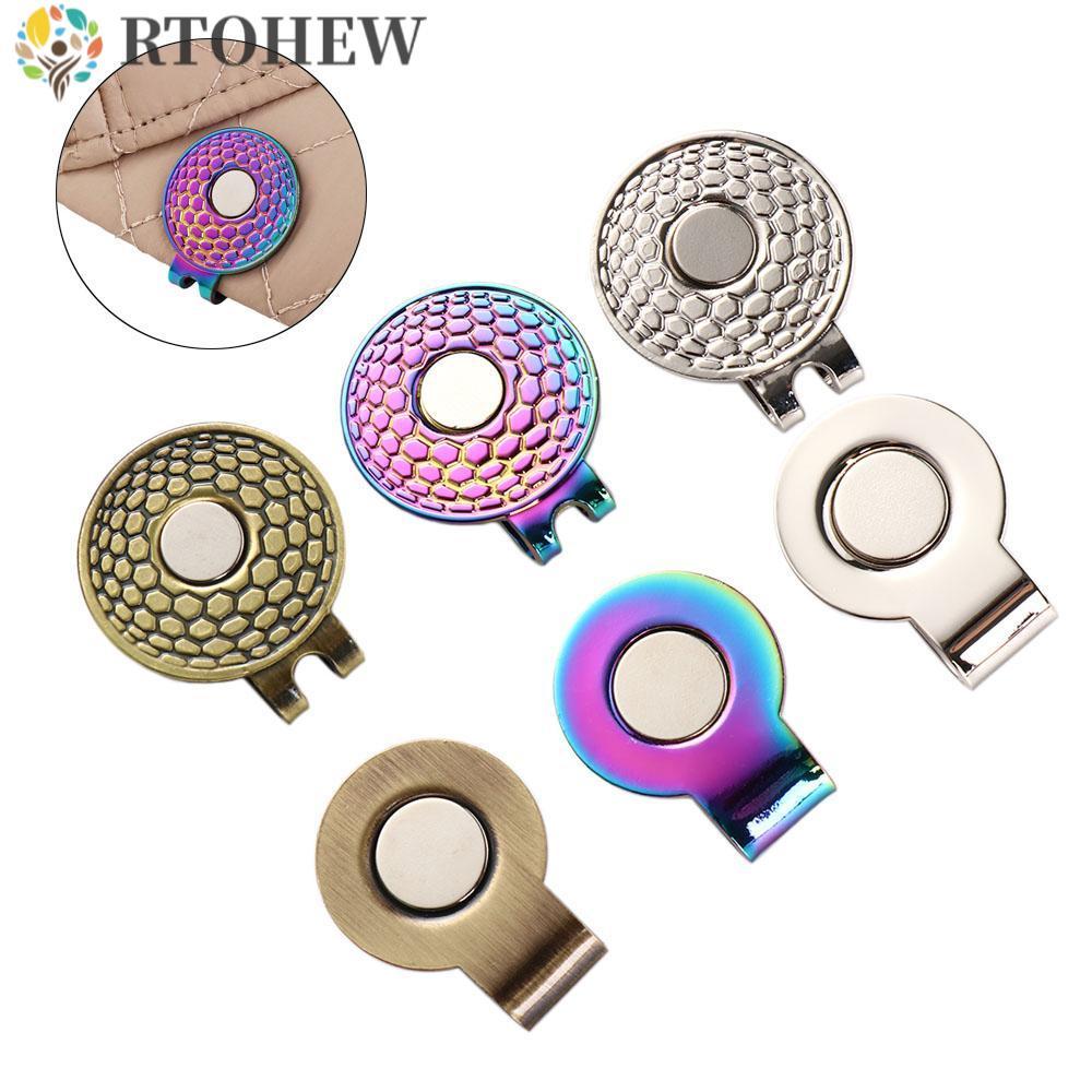 RTOHEW Golf Ball Marker Golf Training Aids Outdoor Sports Ball Marker Holder 20 / 25mm Golf Marker Q