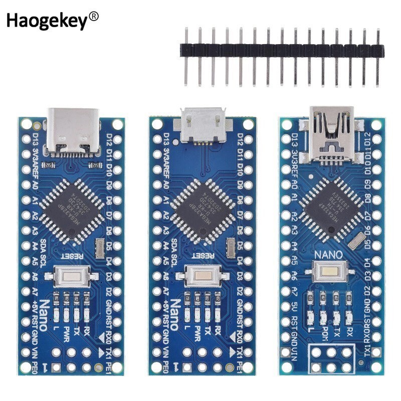 Bảng Điều Khiển Type-C/Micro USB CH340 Nano 3.0 ATmega328P Tương Thích Với Arduino Nano CH340 USB Dr