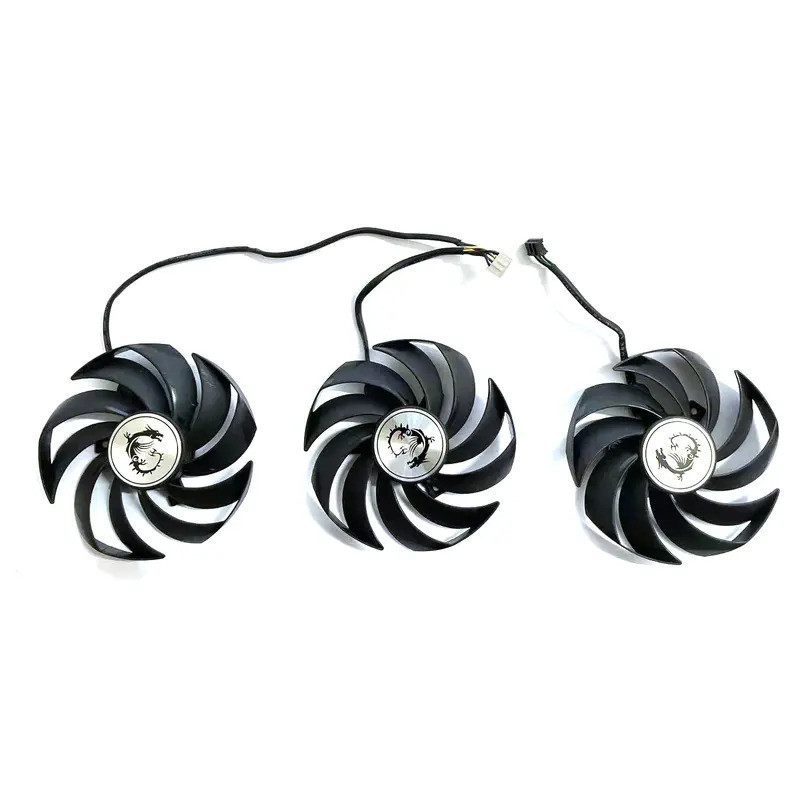 Quạt GPU PLD09210B12HH 4PIN 90MM RX6800 6900 thích hợp cho MSI RX6800 6800XT 6900XT Gaming X Trio là