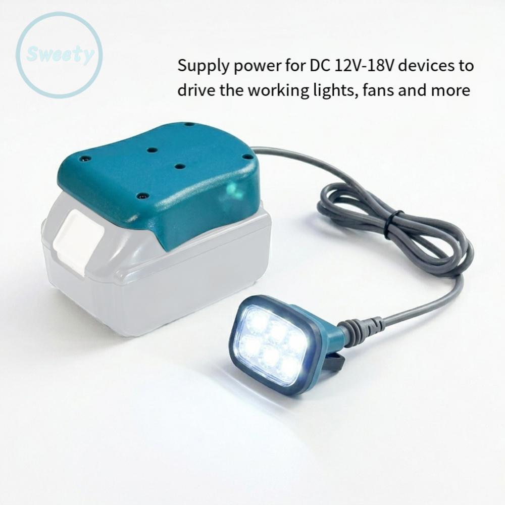 Bộ Chuyển Đổi DC 18W Đa Đầu Ra DC / USB-A / USB-C 96cm Cáp DC Bao Gồm Cho BL1830