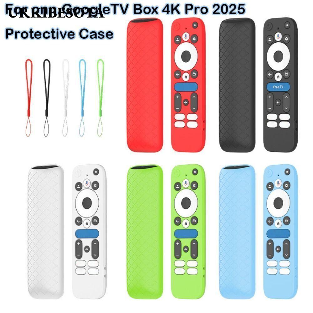 URKIBESOTA Bảo vệ, Bảo vệ Vỏ điều khiển từ xa chống sốc, Silicone có dây buộc Vỏ mềm cho onn.GoogleT
