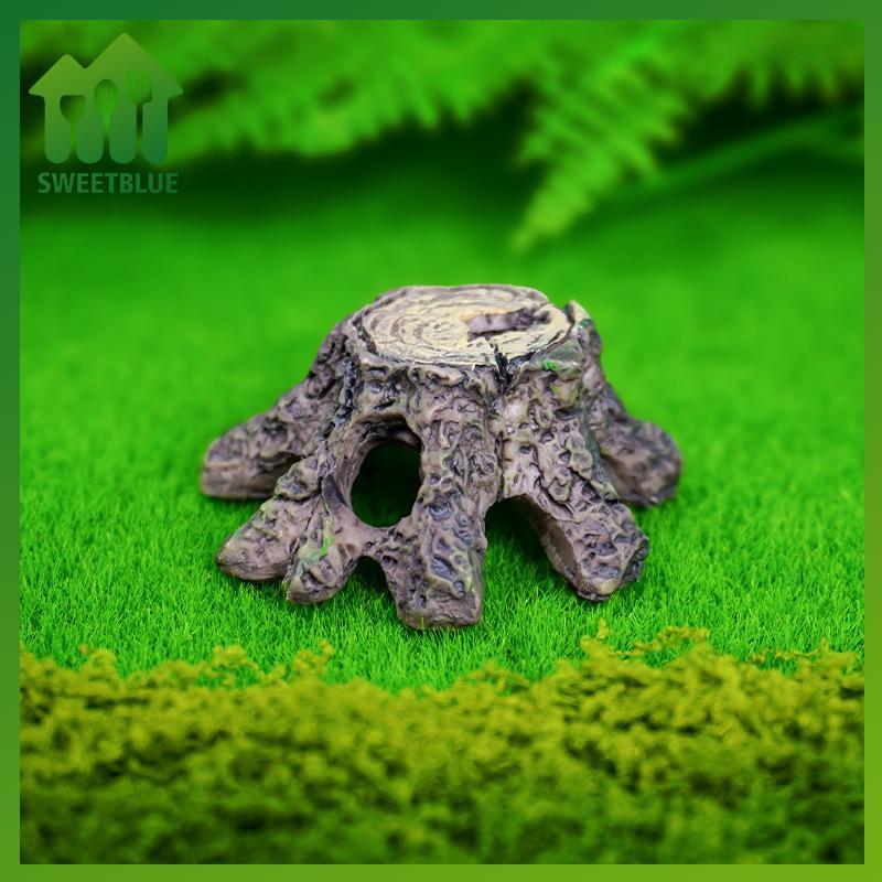SWEET Fish Hide Cave Reptiles Basking Hide Habitat Reptiles Enthusiasts Gears Pet Habitat Phụ kiện n