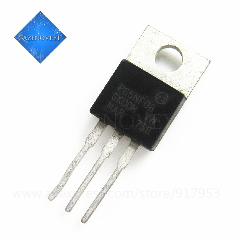 10 Mảnh STP65NF06 P65NF06 65NF06 60V 60A N-CH TO-220 chip