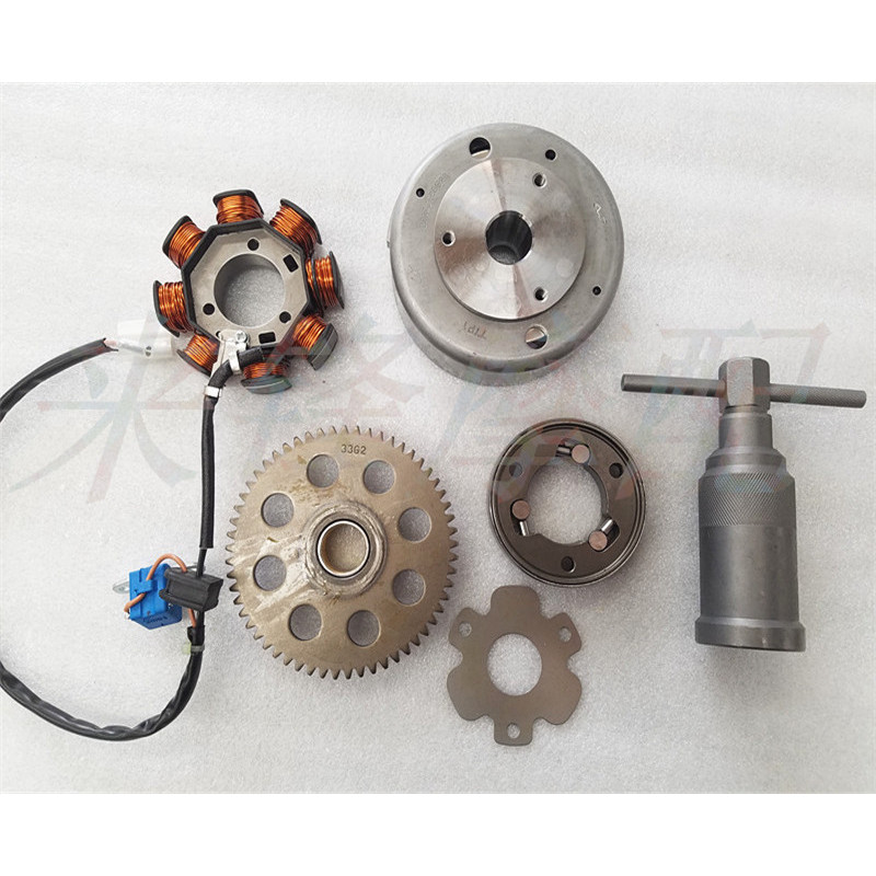 Thích hợp cho Suzuki Rhyme Color QS100T Rhyme QS125T-2 Động cơ từ tính Rotor Coil Stator Motor Start