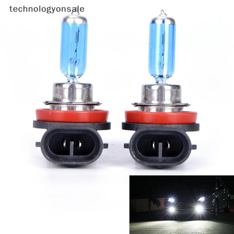 [Tech] 2 Cái H11 12V 55W Bóng Đèn Halogen Sương Mù Siêu Trắng Siêu Sáng Đèn Đầu Ô Tô Boutique