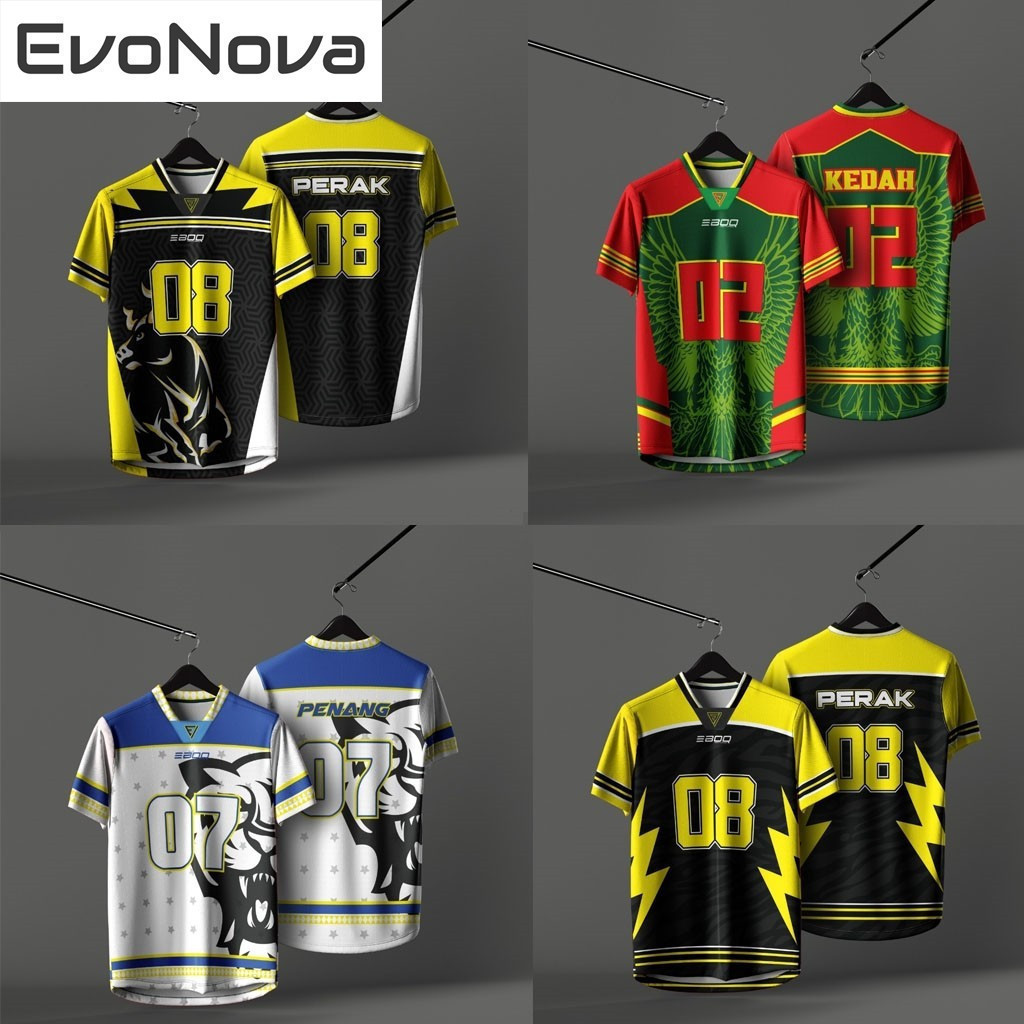[Tên & Số tùy chỉnh miễn phí] [HÀNG CÓ SẴN] Áo thun NFL Eboq Exclusive Jersey / NFL STATE / Áo sơ mi