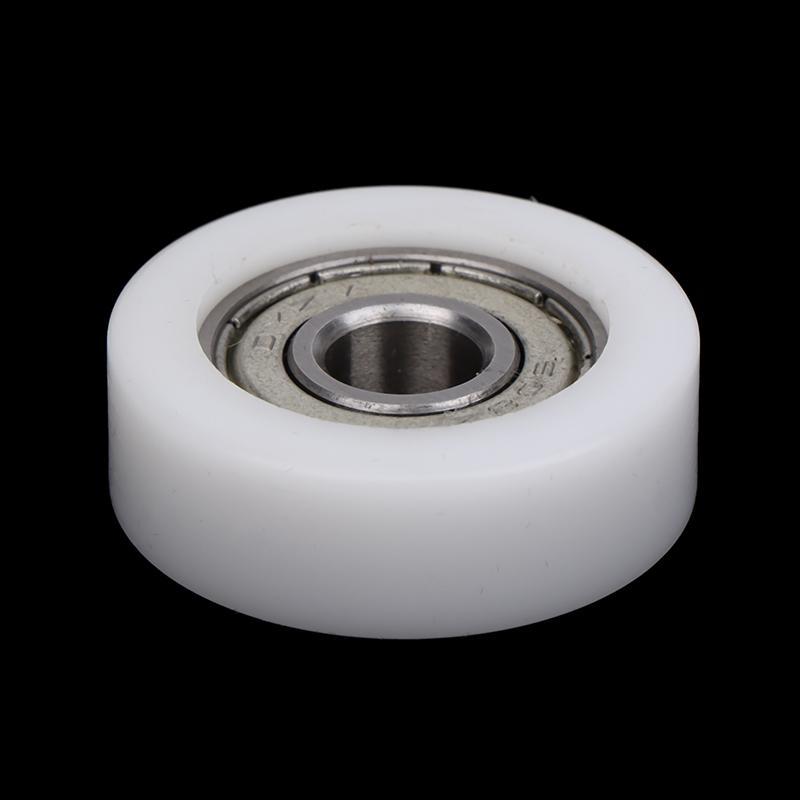 NS 1PC 8 * 30 * 10mm Tiêm Đúc Nylon Vòng Bi Bánh Xe Vòng Bi 608 Con Lăn Bánh Xe Tra Đường Sắt Rọc Cử