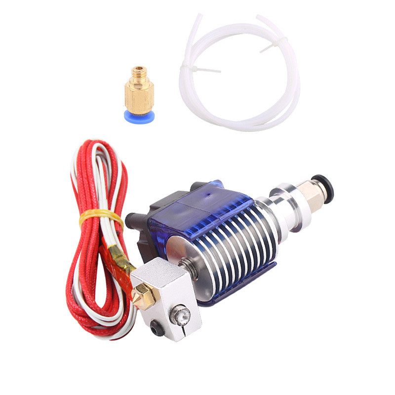 Phụ kiện máy in 3D E3DV6 Đầu đùn Bộ kim loại Vòi phun có nắp quạt Nhà máy từ xa Bán hàng trực tiếp