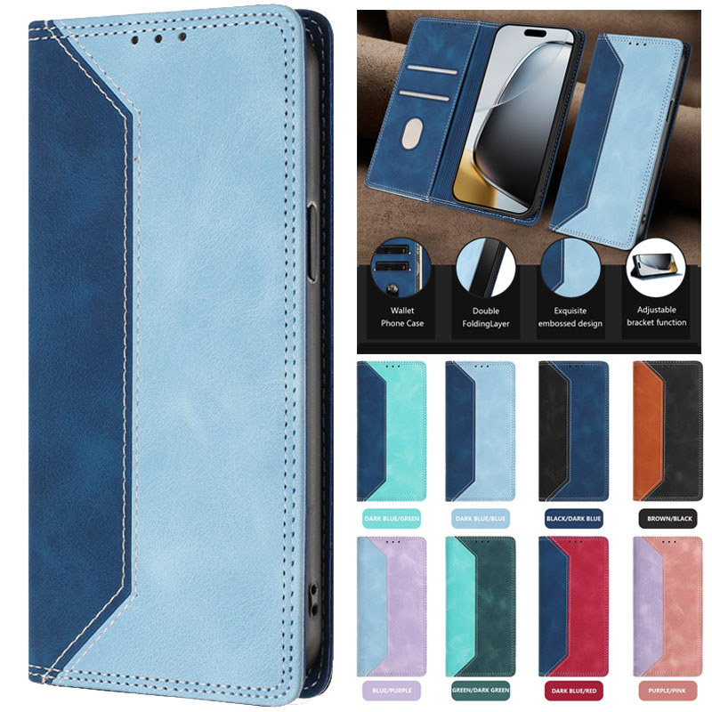 Ốp Da Sang Trọng Cho Tenco Pop 4 Pro 3 2 Power 2F POP2 Plus POP4 Pro Business Flip Wallet Khe Cắm Th