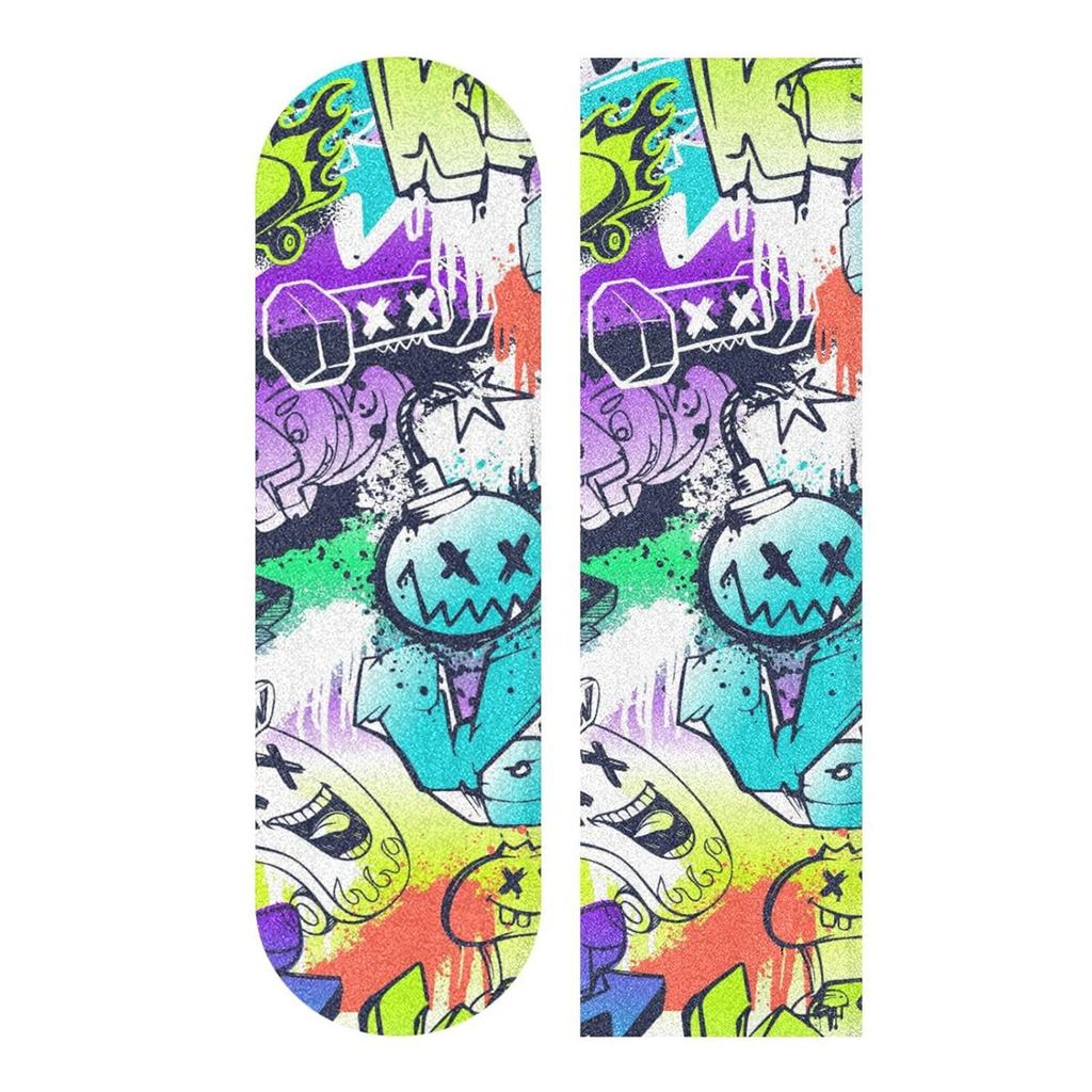 Kigai Street Art Graffiti Skateboard Grip Tape, Bubble Free Chống trượt Longboard Grip Tape Sheet St