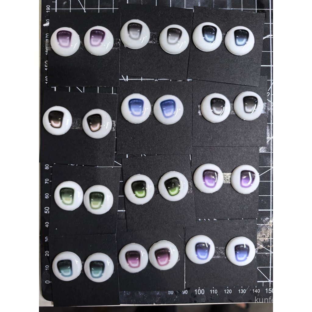 Bjd Nhãn cầu hai chiều 20mm18mm16mm14mm12mm10 Miếng dán mắt ob3 Point 4 Point 6/12 Point Bodhisattva
