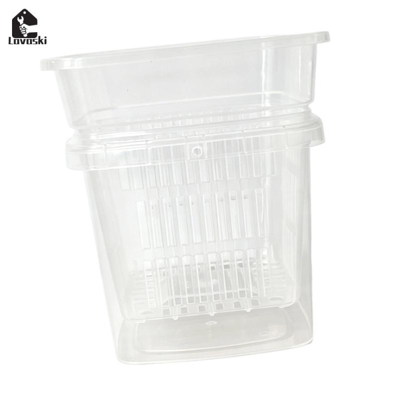Chậu trồng hoa lan có cấu trúc xốp Nồi có rãnh trong suốt cho hoa lan Nhà chậu hoa Phụ kiện thực vật