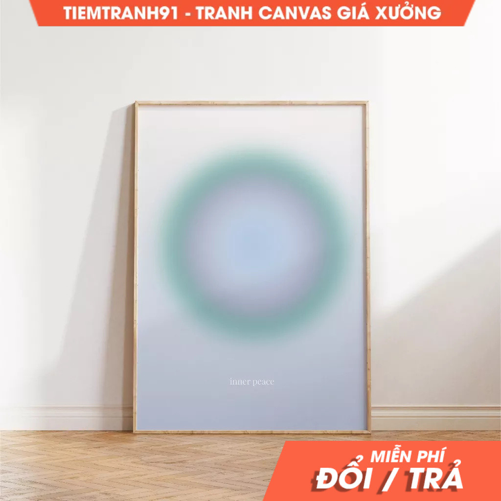 Tranh treo tường, Aura Poster, Spiritual Wall Art, Gradient, Angel Numbers, Affirmation Wall Art. (1