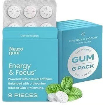 Bán chạy Hương vị bạc hà Năng lượng Caffeine Năng lượng Caffeine GUM Năng lượng & Tập trung