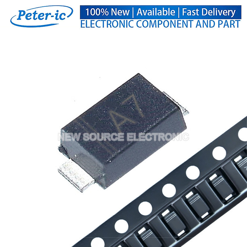 (50-200 chiếc) Diode chỉnh lưu SMD 1N4007W A7 SOD123FL và chống sét