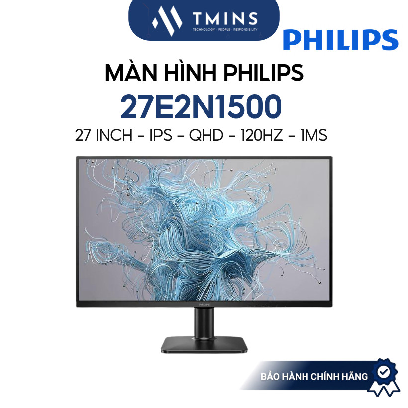 Màn hình Philips 27E2N1500 (27 inch/IPS/QHD/120Hz/1ms) - Bảo hành chính hãng 36 Tháng