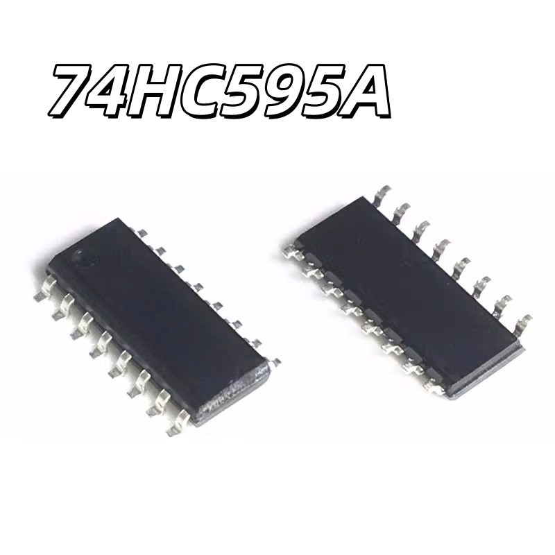 74HC595A SOIC-16 Ổ đĩa hiển thị IC Logic Chip Bản vá hoàn toàn mới