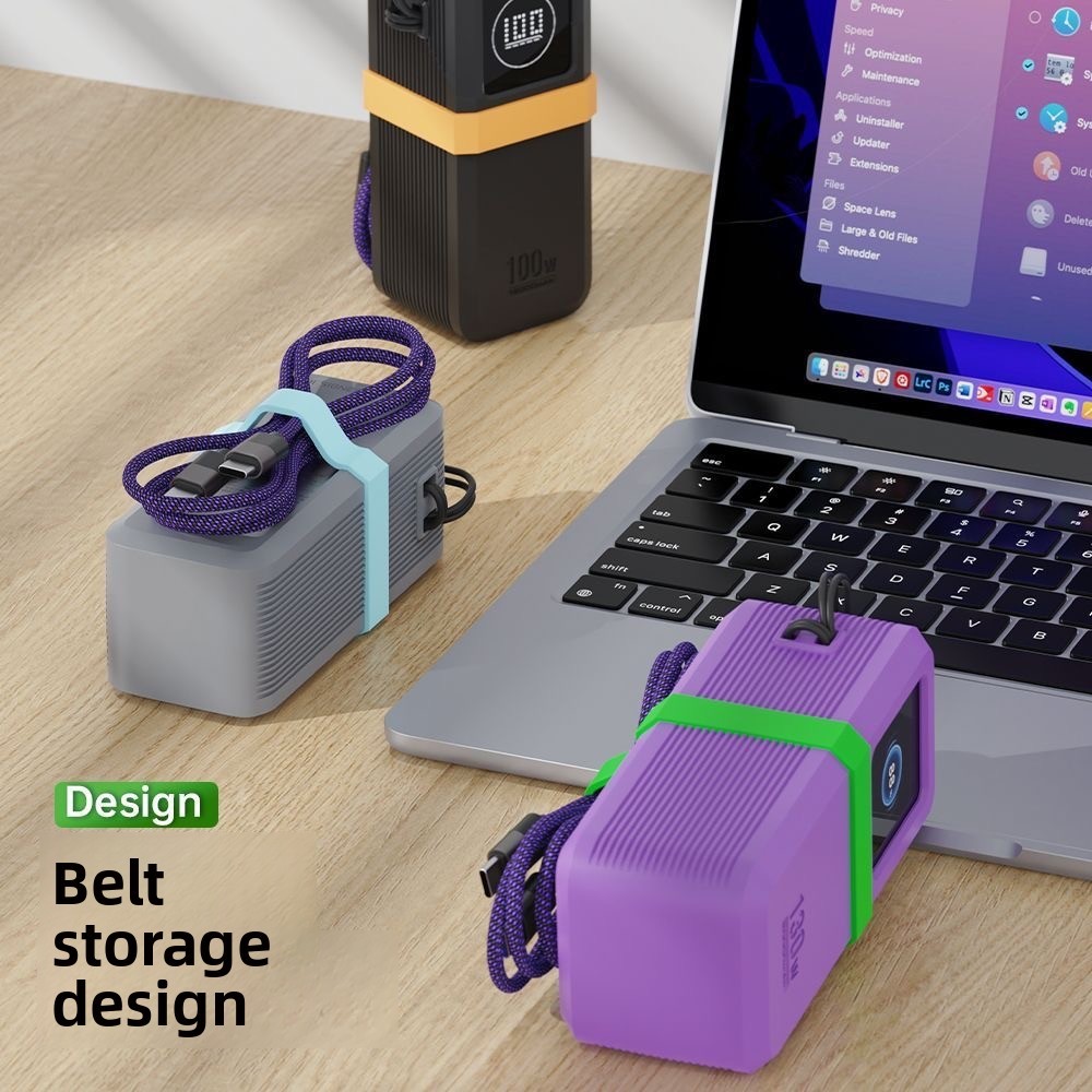 Dành cho Ugreen 130W / 100W 20000mAh Power Bank Travel - Lưu trữ cáp thân thiện Chống rơi