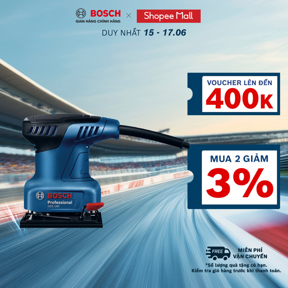 Máy chà nhám rung Bosch GSS 140