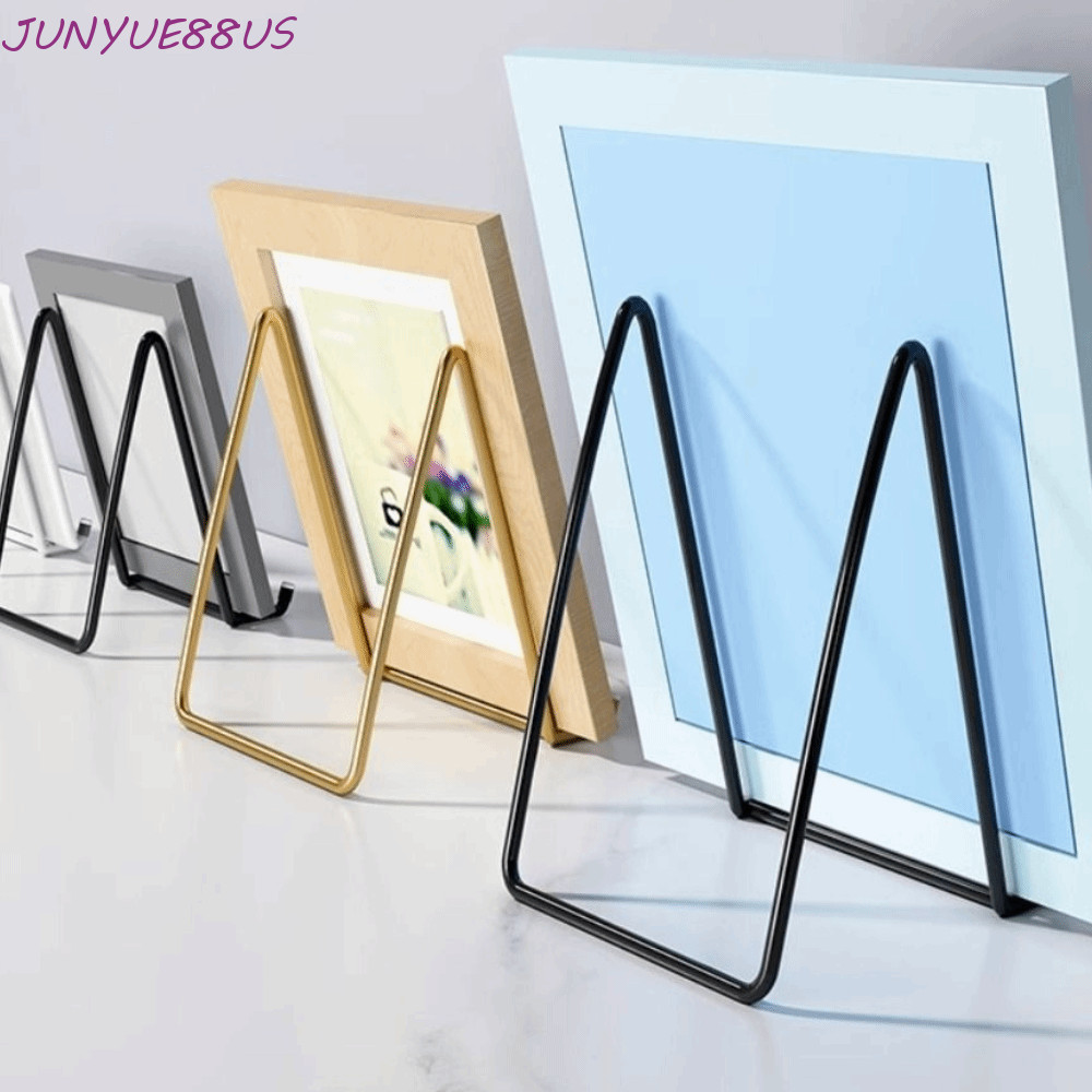 JUNYUE88US Iron Magazine Rack, File Picture Book Storage Rack, INS Photo Paper Collection Display St