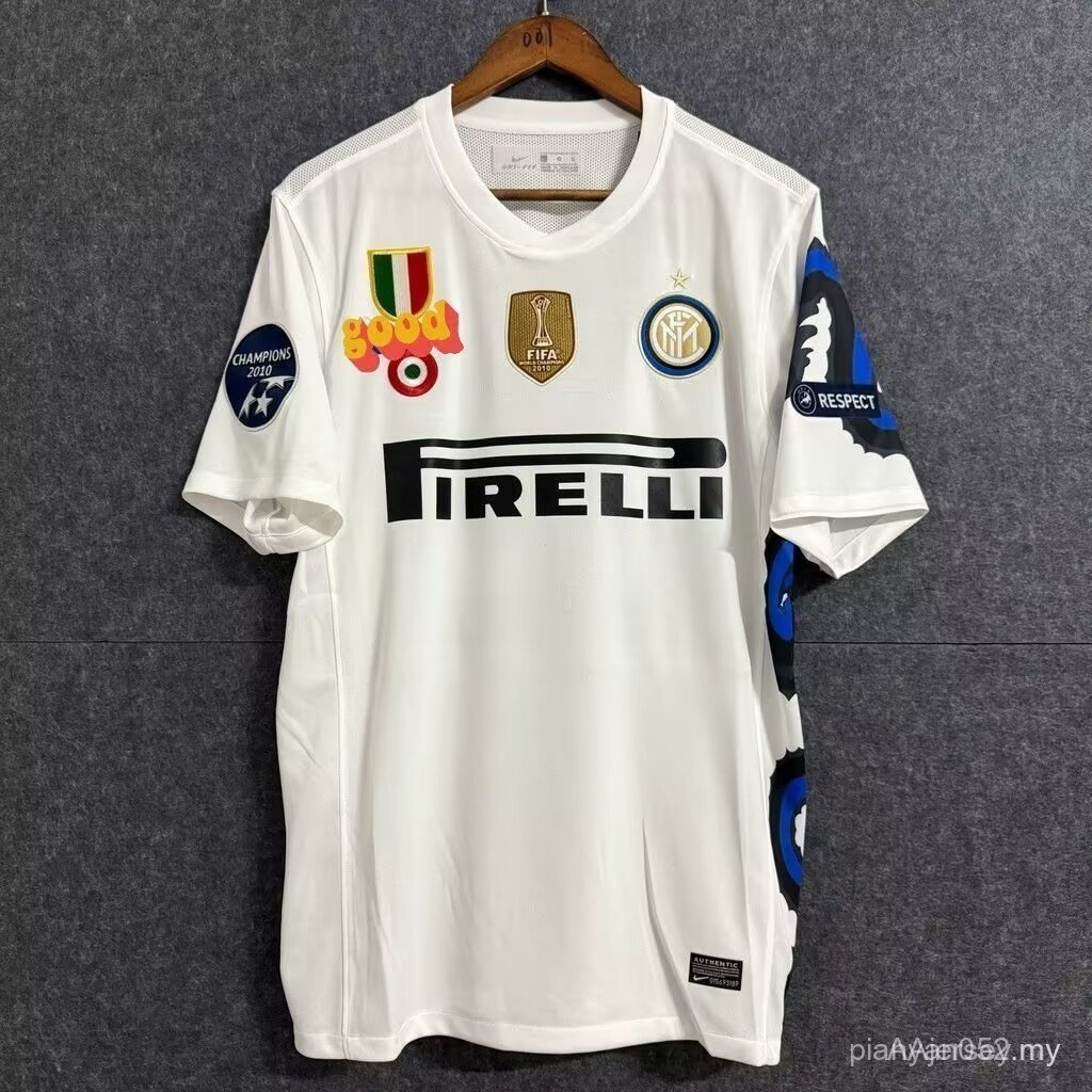 2010-11 Áo thun bóng đá ngắn tay Inter Milan Retro Jersey tùy chỉnh