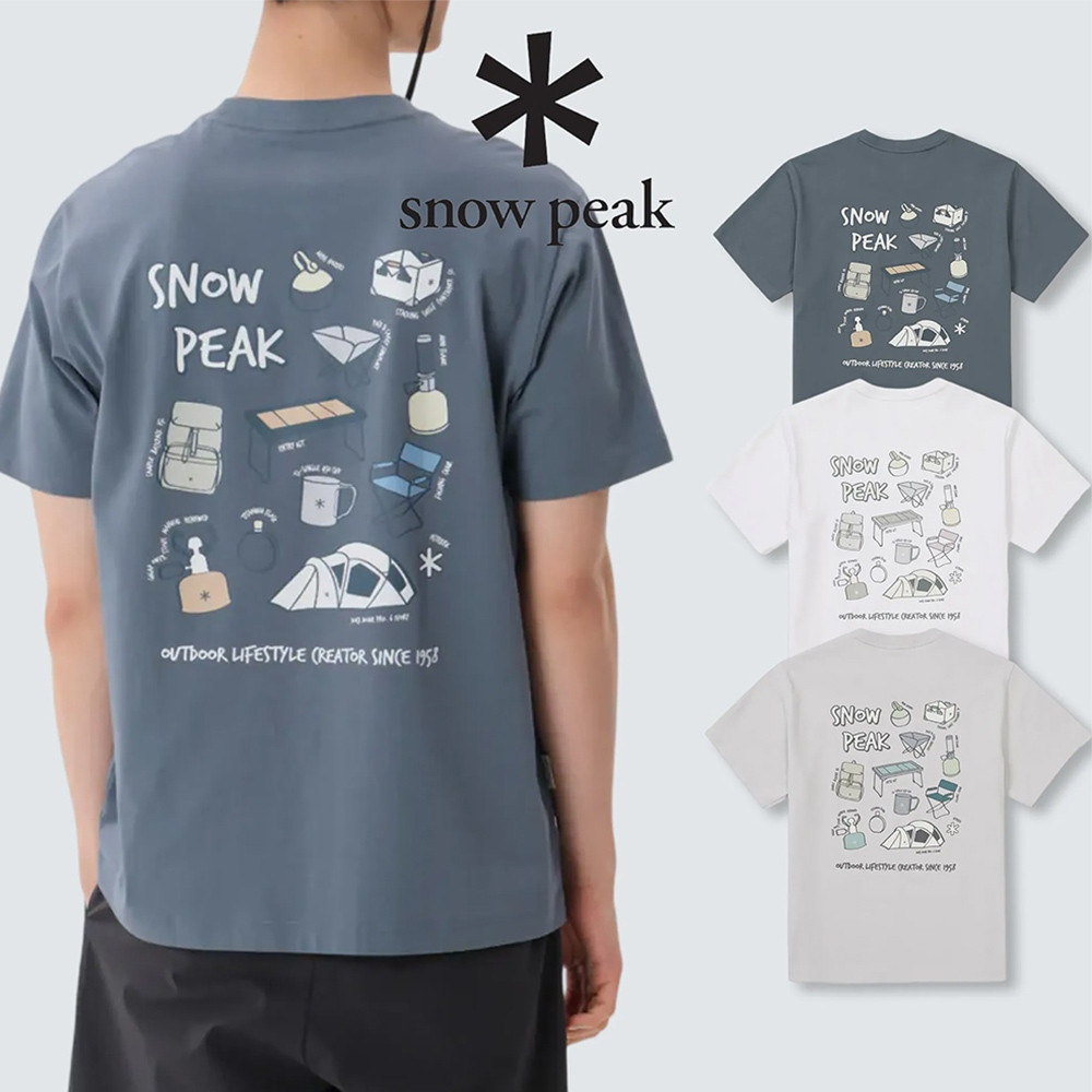 snow peak Aerocool Gear Short Sleeve Tee