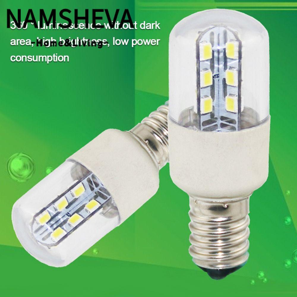 NAMSHEVA Chiếu Sáng Tủ Lạnh E12 E14 Kết Nối Ánh Sáng Trắng Di Động 110V 220V Đèn LED