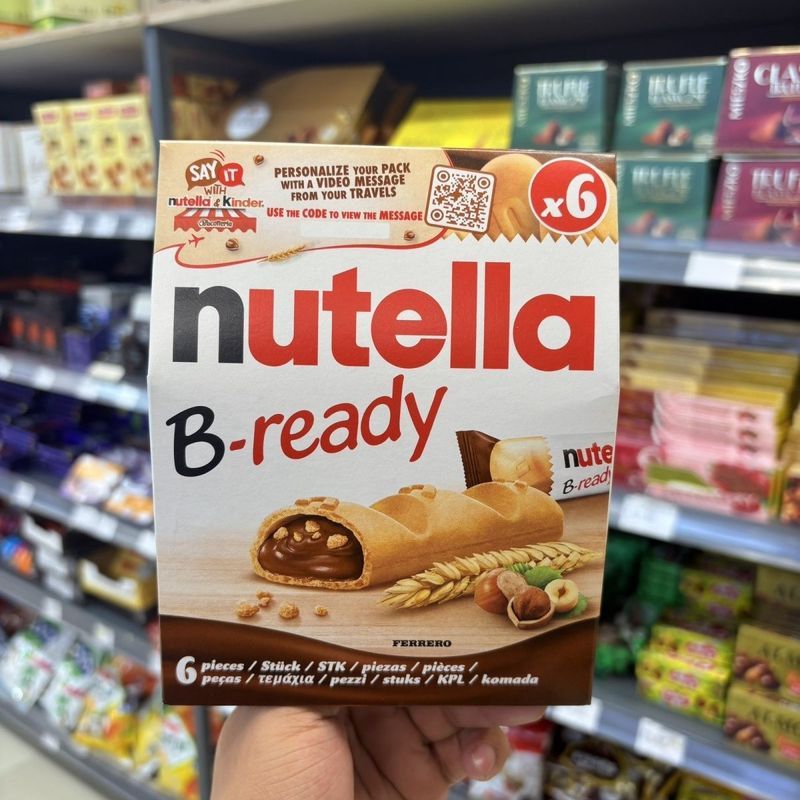 Hồng Kông Daigou Nutella Nutella Chocolate Bar Finger Biscuit Sandwich Nutella Hazelnut Đồ ăn nhẹ nh