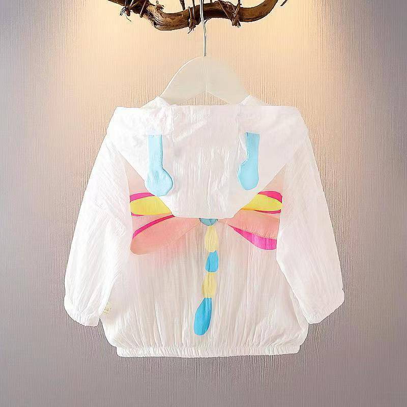 Children's Sun Protection Clothing 2026 Girl Child Summer Lightweight Breathable Jacket Baby Air Con