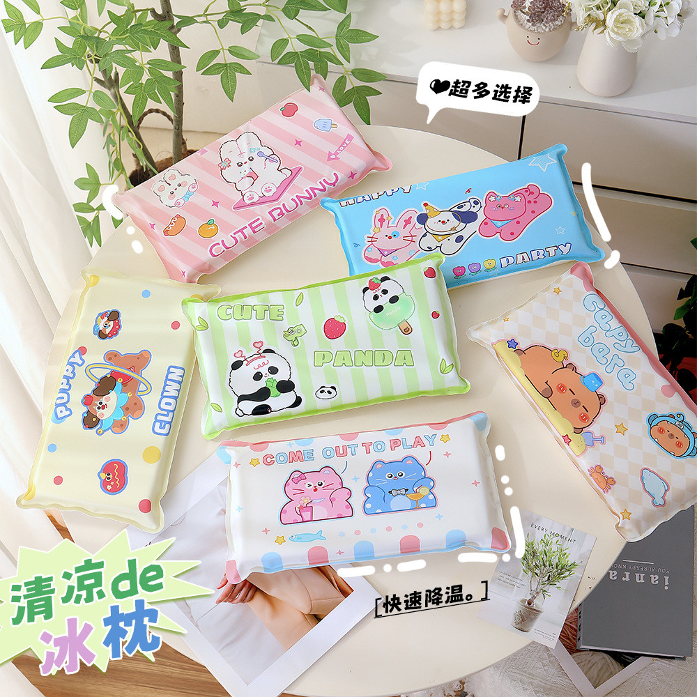 Gối Nước Mát Mát Mùa Hè Gối Người Lớn Đá Gối Trẻ Em Đá Gối Học Sinh Phun Nước Điều Hòa Không Khí Gối