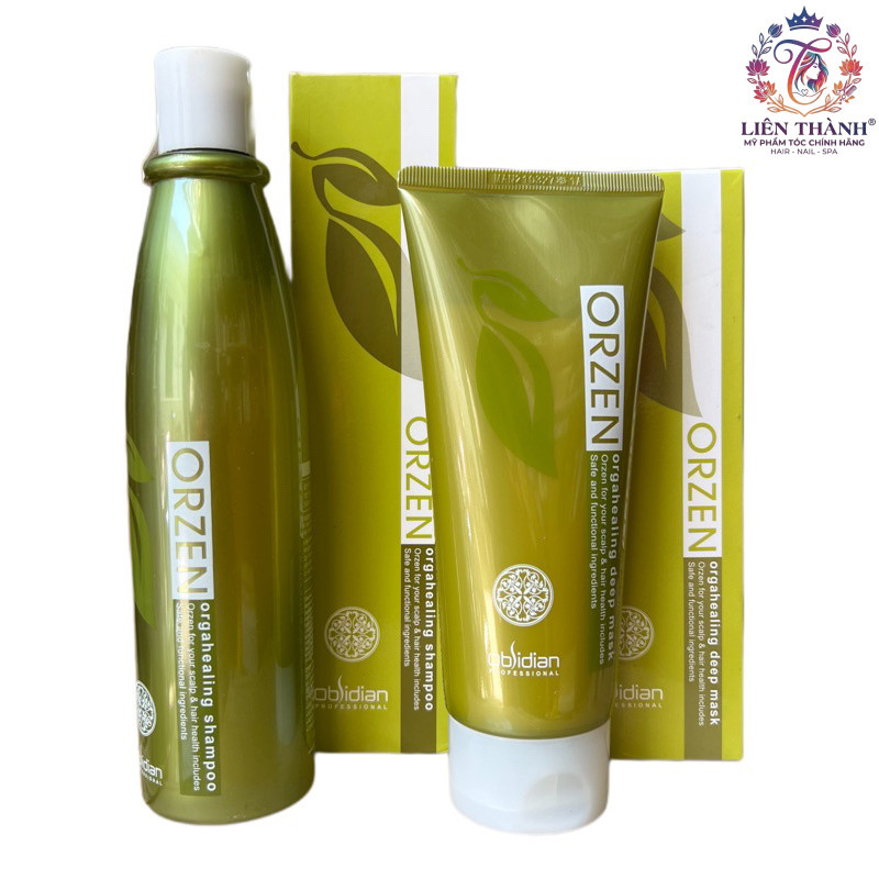 Combo Gội và Mặt nạ chống rụng tóc ORZEN Obsidian .AT
