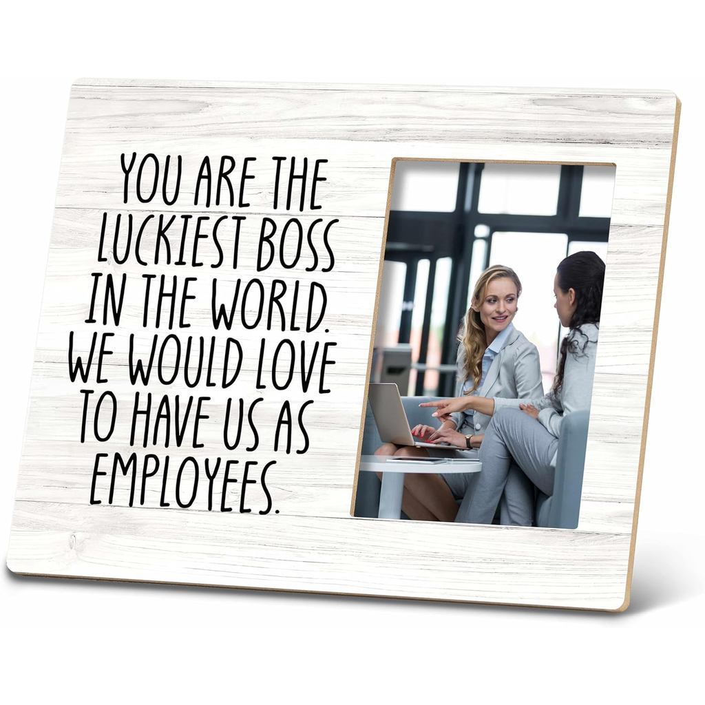 Quà tặng SRADMO Boss - Quà tặng mát mẻ & ngộ nghĩnh cho Bosses & Boss Ladies - Khung ảnh để bàn bằng
