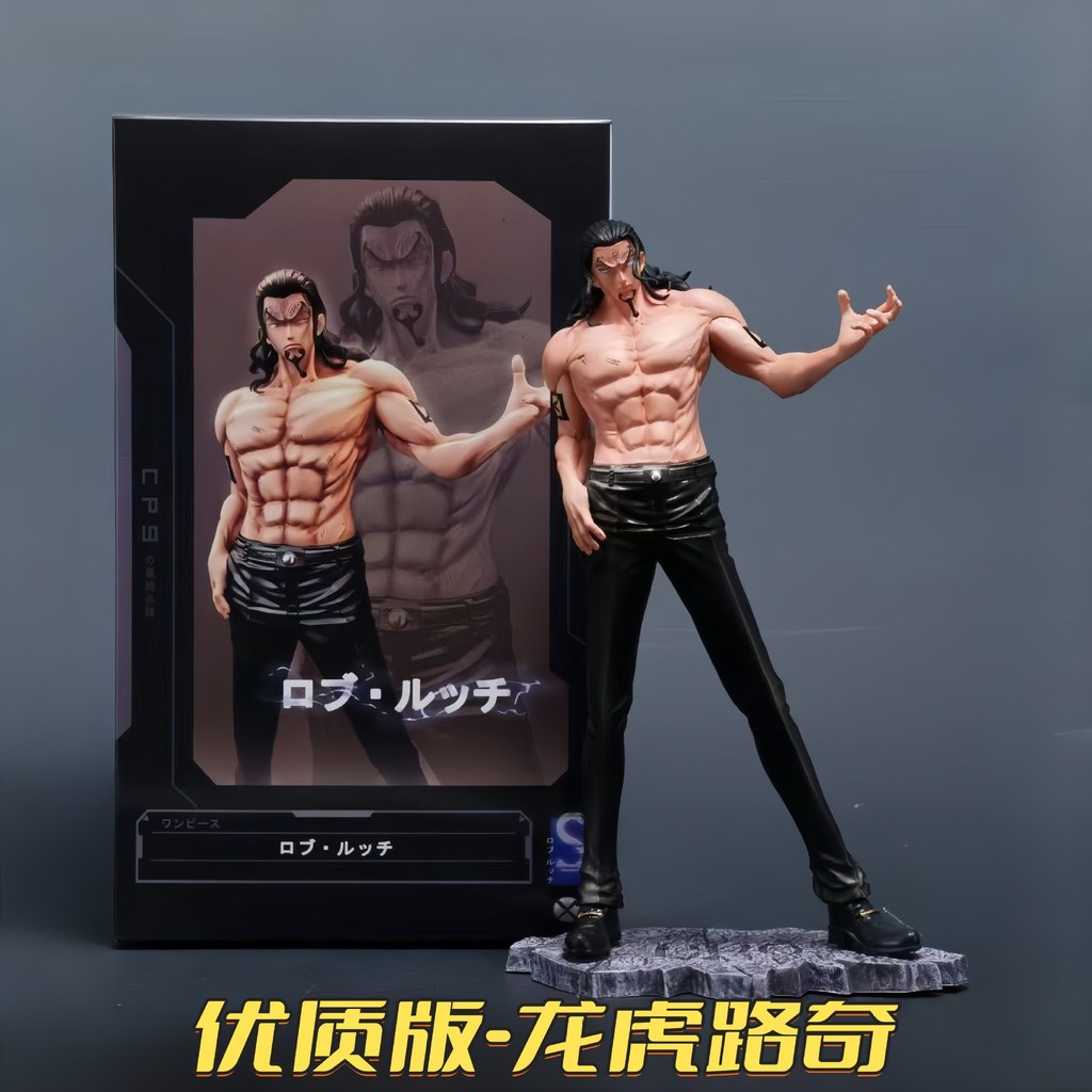 UZON One Piece Figure Dragon Tiger Lucci GK Standing Broly merchandise desktop ornament anime figure