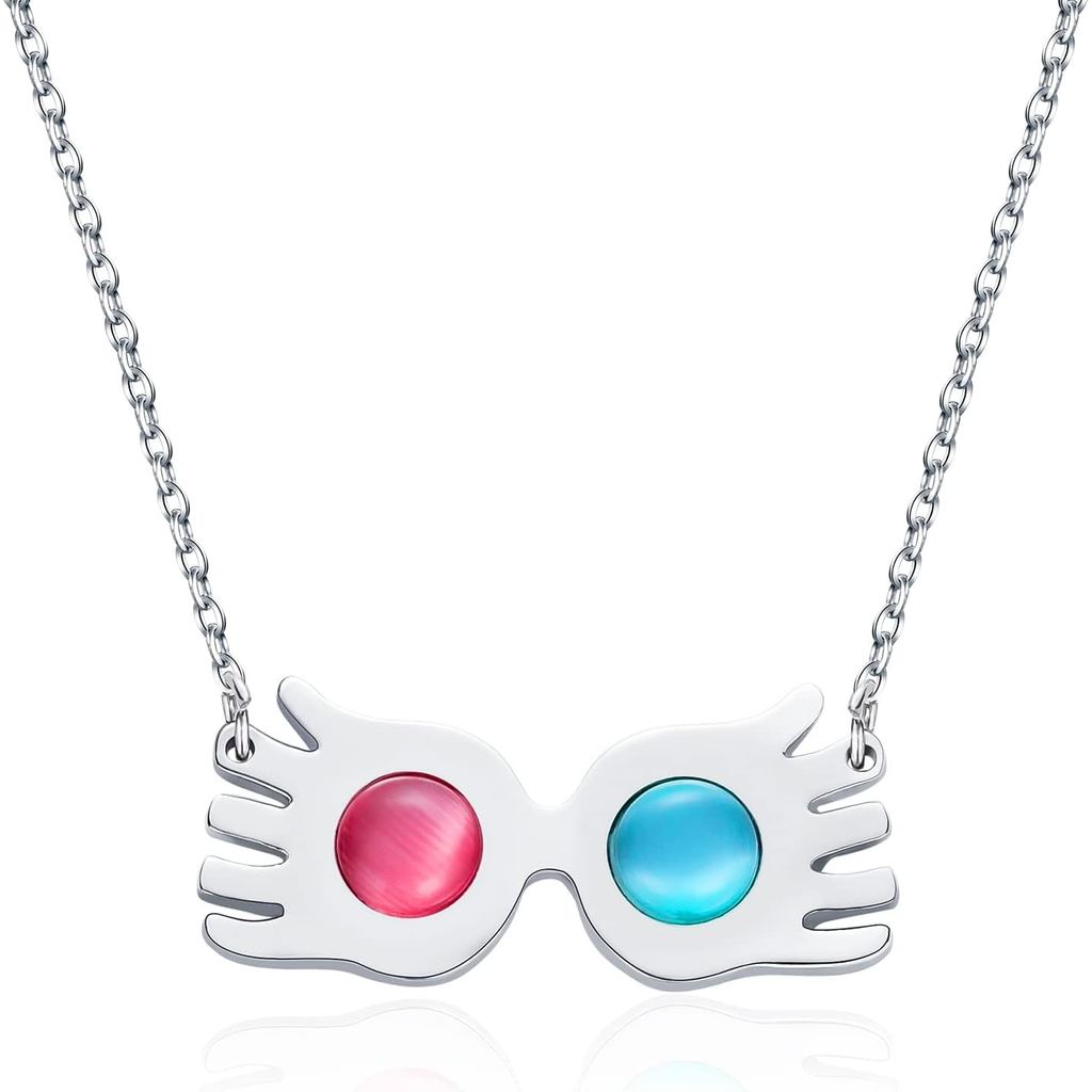 Luna Lovegood Vòng Cổ Luna Lovegood Kính Vòng Cổ Opal Spectrespecs Mặt Dây Chuyền Trang Phục Món Quà