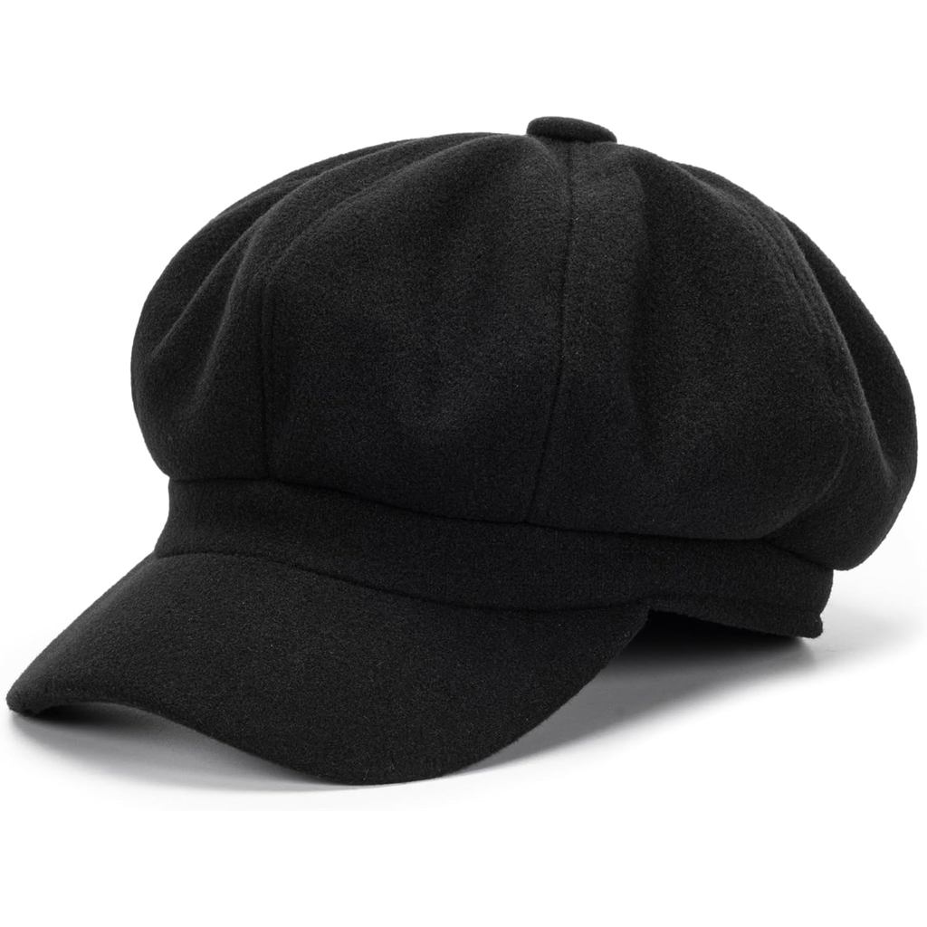 Phụ Nữ Len-Blend-Beret Newsboy-Hat Cap Vintage Bakerboy-Cabbie-Cap Mùa Đông Ấm Áp Mũ Đạt Đỉnh