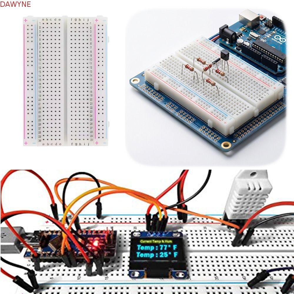DWAYNE Protoboard, Jumper Wires Điện tử Tạo mẫu Breadboard không hàn, Bảng thử nghiệm Thiết kế không