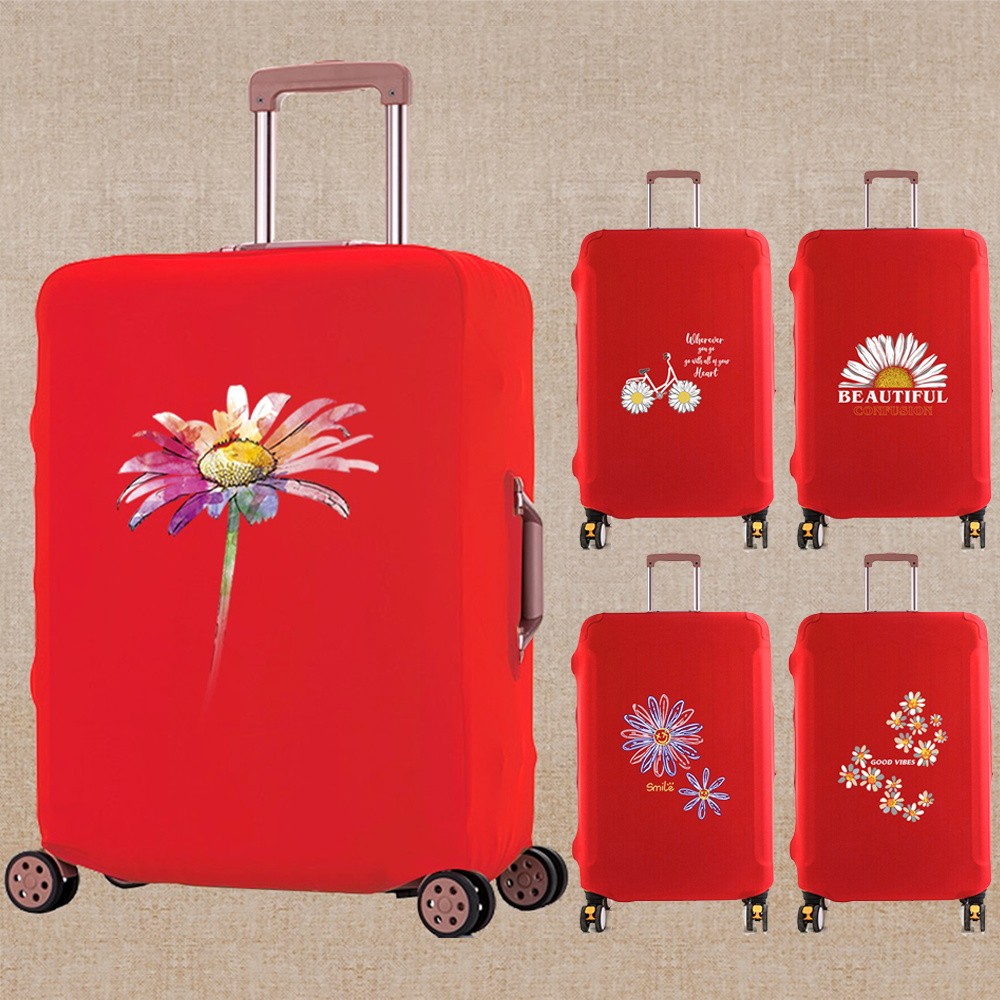 Luggage Protector Dust Proof Suitcase Luggage Cover Protective Cover Elastic Travel daisy Series