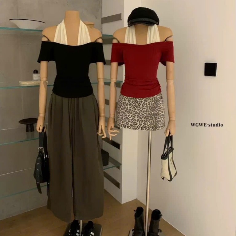 Nola.store/ WGWE/ Áo thun nữ trễ vai