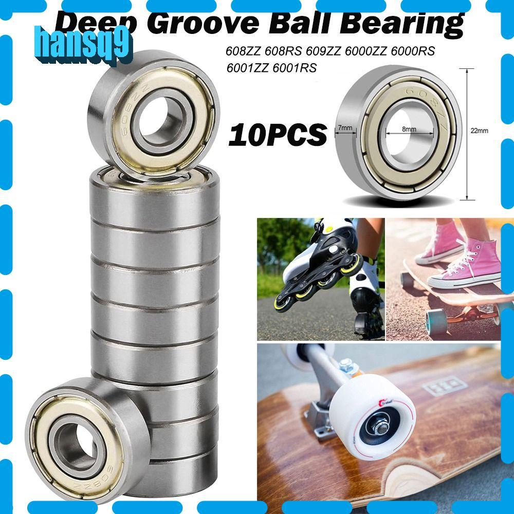 Vòng bi HANSQ, Vòng bi kim loại được bảo vệ đôi 6000ZZ 6000RS, Vòng bi thu nhỏ 609ZZ 608ZZ 608RS 600