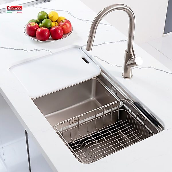 Chậu rửa bát Konox 8347Su Dekor