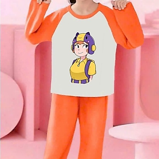 🌸 BỘ ĐỒ BÉ GÁI DÀI TAY – HÌNH CỰC ĐÁNG YÊU 🐱💕 DS620