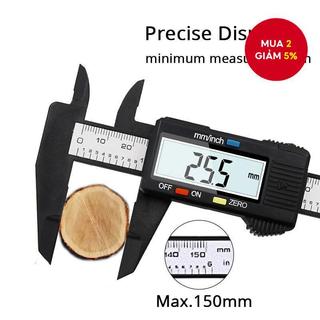Thước kẹp kỹ thuật số One Piece, Máy đo Vernier điện tử 0-150mm 6 Inch để đo chính xác