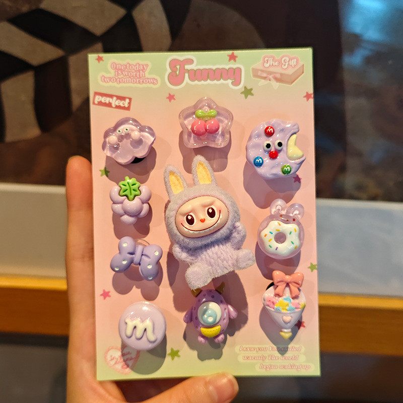 My Mystery Box Lỗ Giày Khóa Giày Có Thể Tháo Rời Ba Chiều Tự Làm Giày Hoa Cao Cấp Cảm Giác Trên Tran